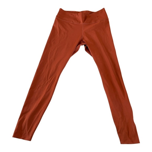 NIKE One Luxe Tights/Leggings Burnt Sunrise/Clear Size Large - Picture 1 of 5